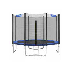 Trampoliini Ø 366 cm - turvaverkko - tikkaat - vuoratut sauvat