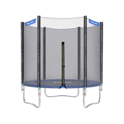 Trampoline - Tuintrampoline - Ø 183 cm - Met veiligheidsnet - Met trap - Blauw