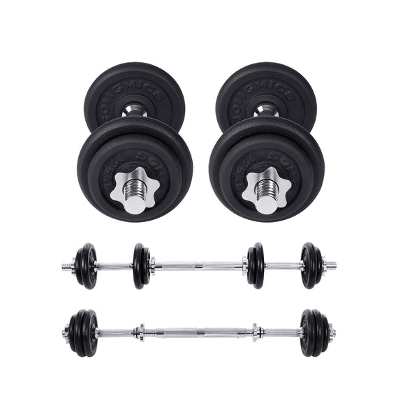 Dumbell Set - Dumbell - Barbell Set - Justerbar hanteluppsättning - Fitness - Barbell Rod