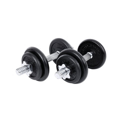 Halters - Dumbbells - Gietijzer - Home gym - set van 2 - 40KG aan gewichten