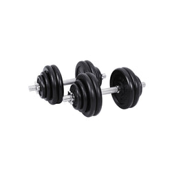 Set de gantere - Gantere - fontă - reglabil - set de 2 - 60 kg - pentru sala de sport de acasă