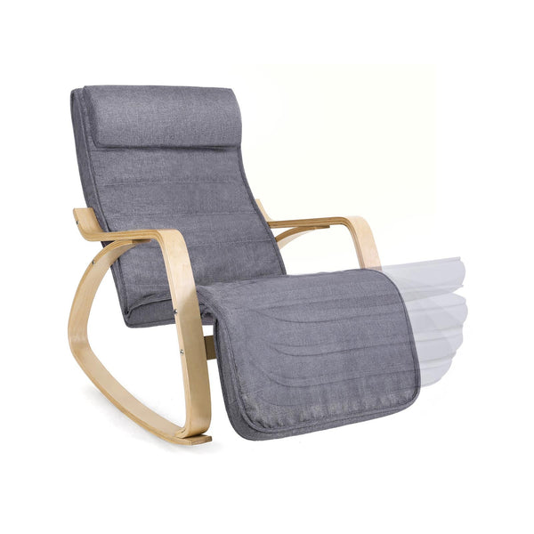 Scaun de stâncă - scaun de relaxare - Lounger - Grey