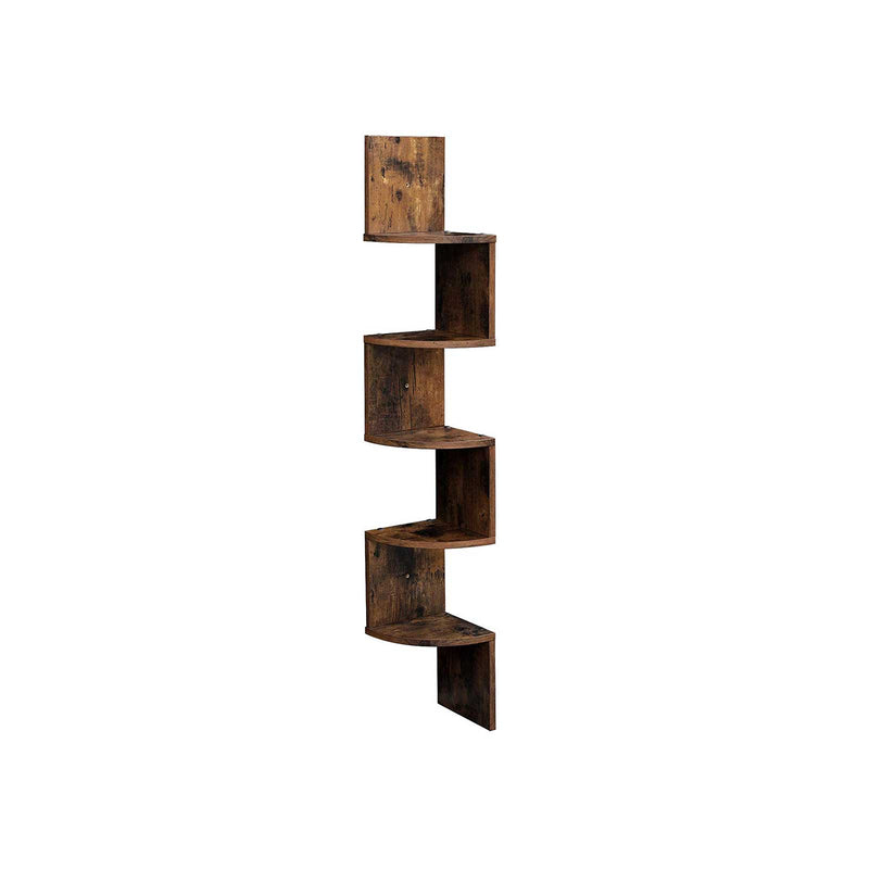 Hjørneskaber - Floating Corner Board - Wood Look - Brun