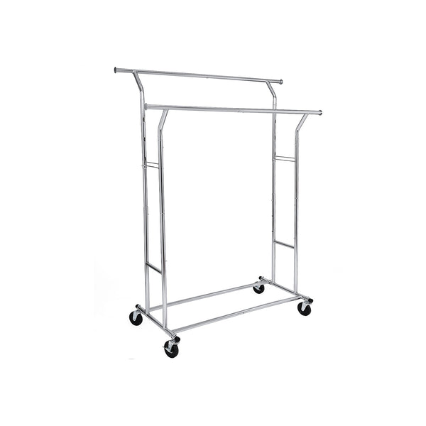 Rack de vêtements - Tie de vêtements - imposable jusqu'à 110 kg - argent