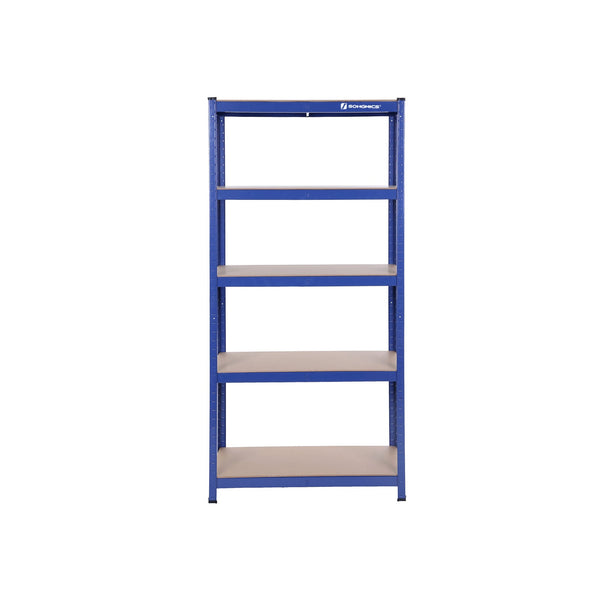 Rack Box - Warehouse Rack - 5 -Layer Rack - 30 x 75 x 150 cm - Blue