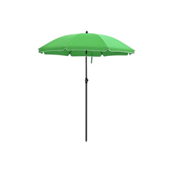 Parasol - Garden Parasol - Ø 180 cm - Octogonal - Tiltable - avec manivelle - vert