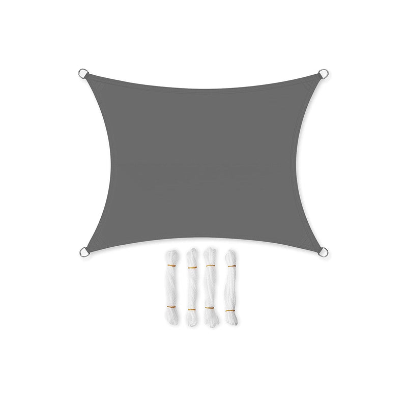 Luifel - Zonnezil - Protection solaire - Protection UV - 2 x 3 m - Fichier d'eau - Gray