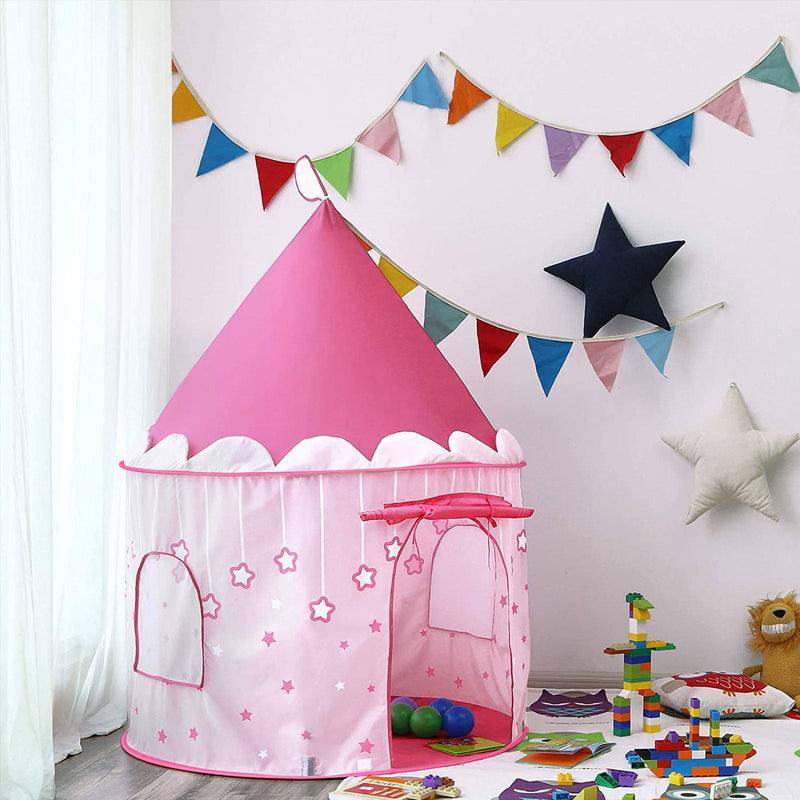 Speeltent - Prinses tent - Pop-up - Roze