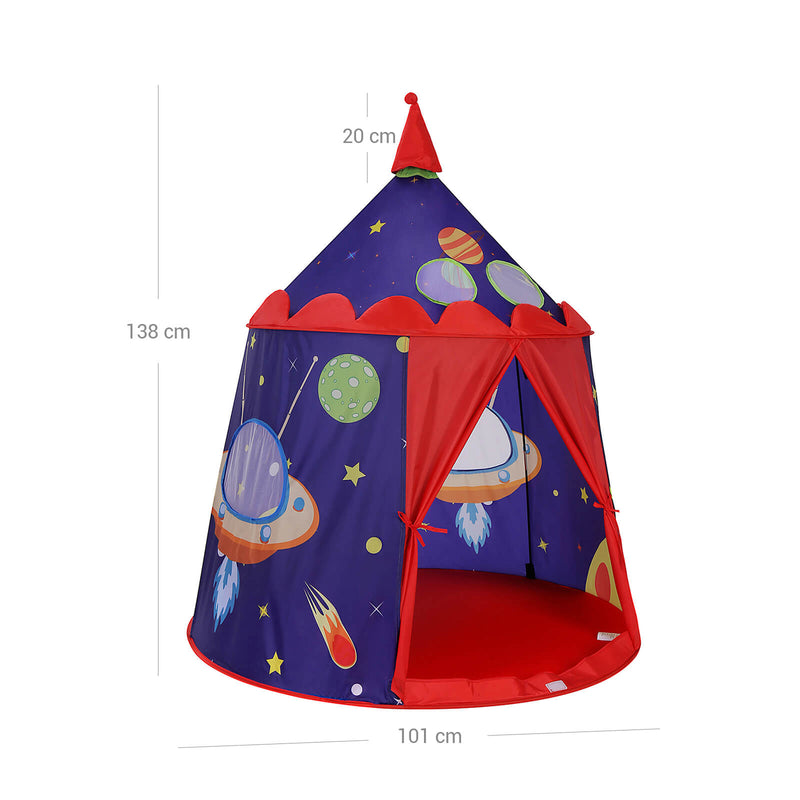 Play Tent - Prins Castle Tent - Playhouse for Inside and Out - Blue