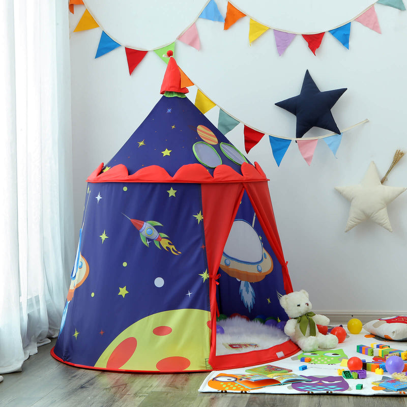 Play Tent - Prins Castle Tent - Playhouse for Inside and Out - Blue