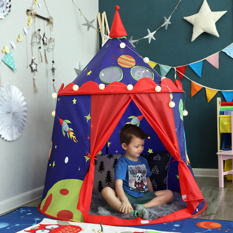 Play Tent - Prins Castle Tent - Playhouse for Inside and Out - Blue
