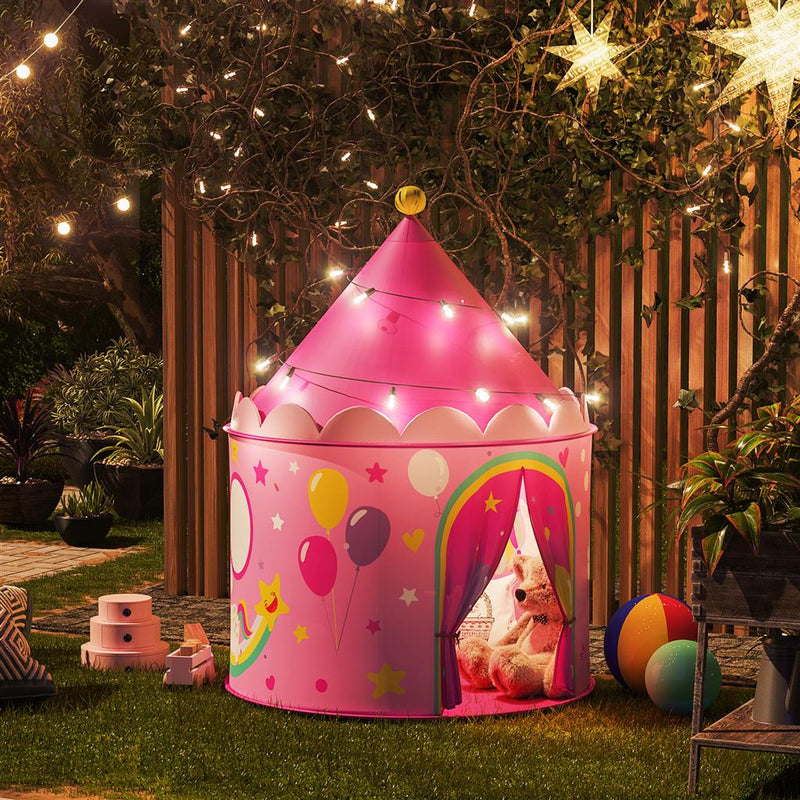 Princess Castle - Castle - Play Cort - Pink - Pentru copii