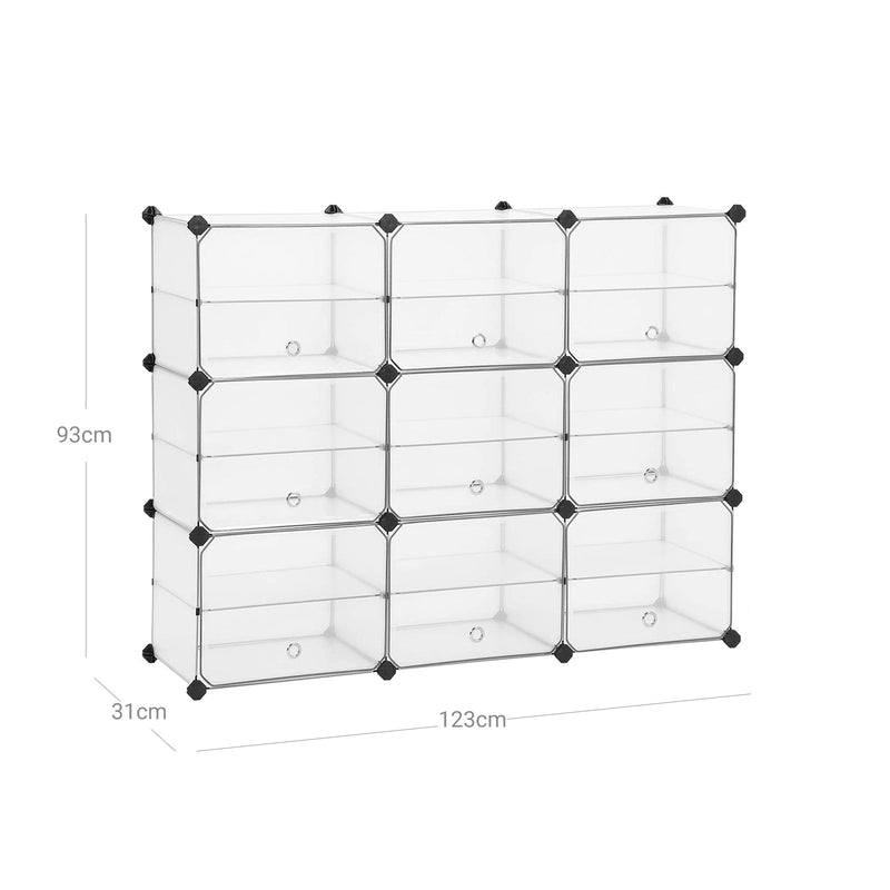 Shoe Rack - Shoe Cabinet - Shoes Box - Shoe Storage - Transparent